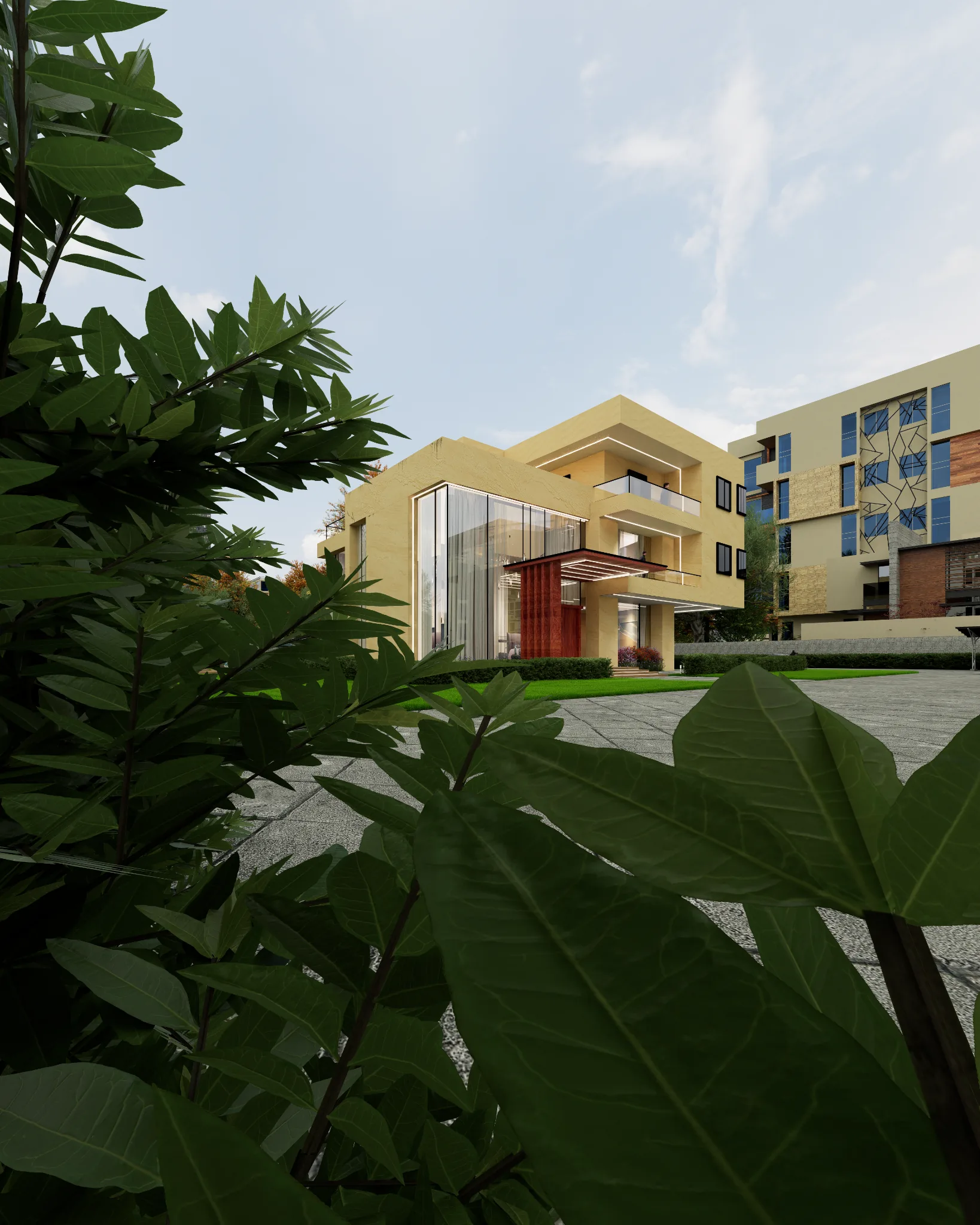 Nagakiba Day architectural visualization 08 by Graphkin